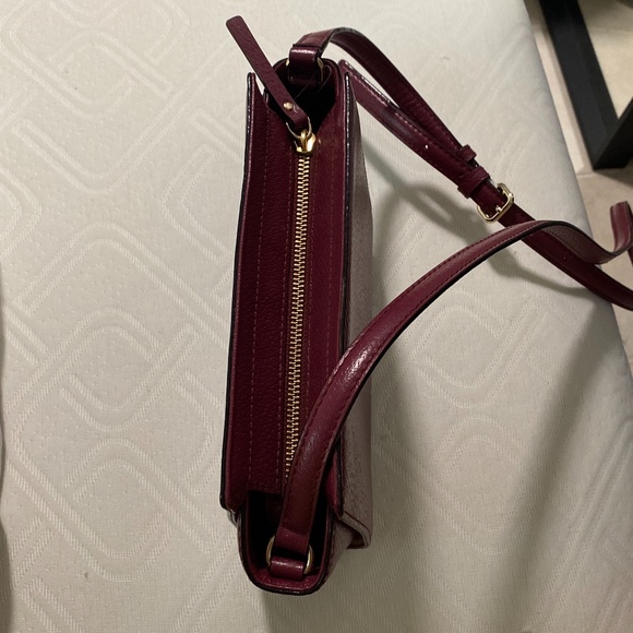 Kate Spade Hayden Crossbody Burgundy Bag - Picture 6 of 6